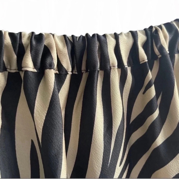 J.CREW Brown Animal Print Casual Flared Skirt Size SP - Picture 6 of 9